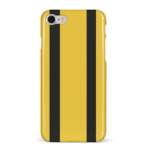 Kung fu king Bruce Lee Yellow Black Stripes Mobile Cover