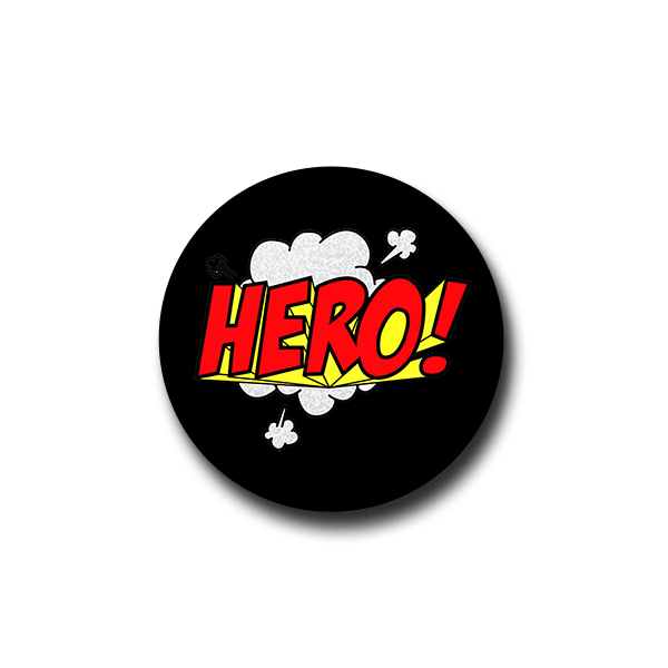 Comic Hero Badge