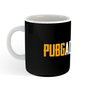 PUBG ADDIC Black Coffee Mug