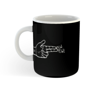 Hand Shooting Coffee Mug