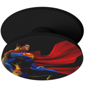 Superman Black Phone Gripper