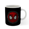 SpiderMan Face Black Coffee Mug