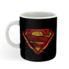 SuperMan Red Logo Black Coffee Mug