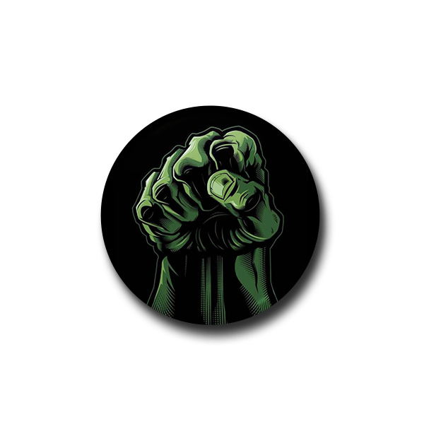 Hulk Hand Badge