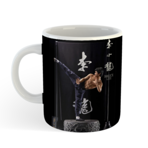 Bruce Lee Karate Kick Coffee Mug