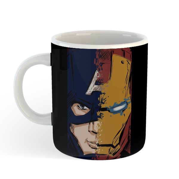 IronMan and Captain America Coffee Mug